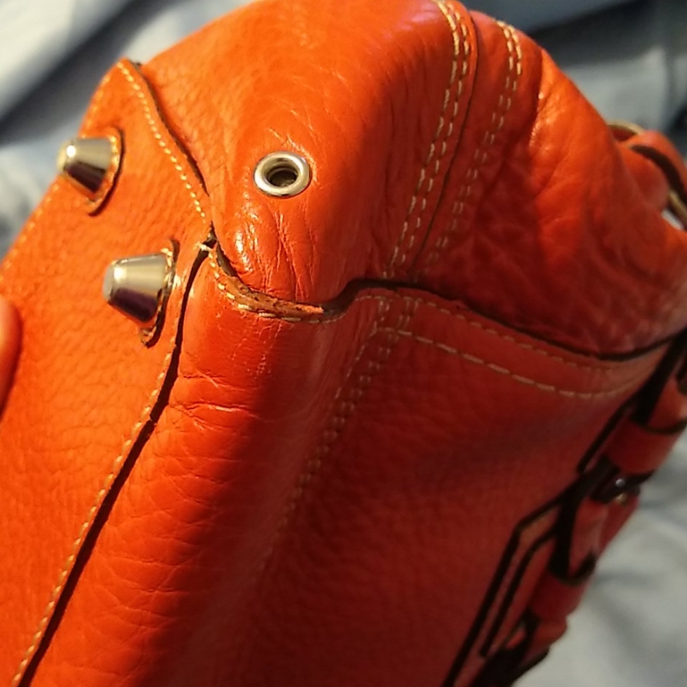 Coach Hamilton Coral leather handbag - Picture 8 of 8